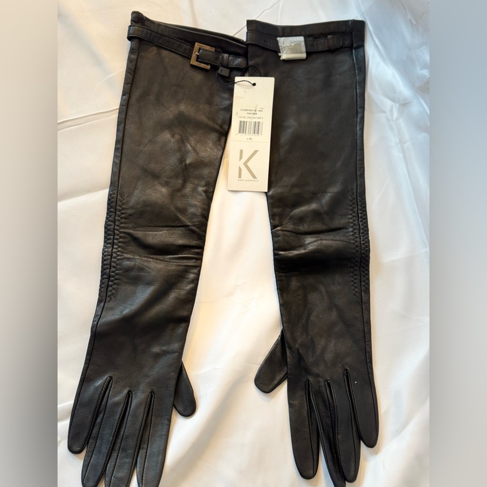 Karl Lagerfeld Leather Gloves